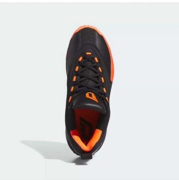 adidas Dame Certified 2 Low Lillard Black Red Mens 12.5 Basketball Shoes IE7791 - Picture 3 of 5